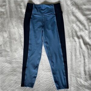 Abercrombie & Fitch Blue Colorblock Leggings